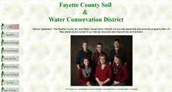 Desktop Screenshot of fayettecountyswcd.com