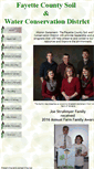 Mobile Screenshot of fayettecountyswcd.com